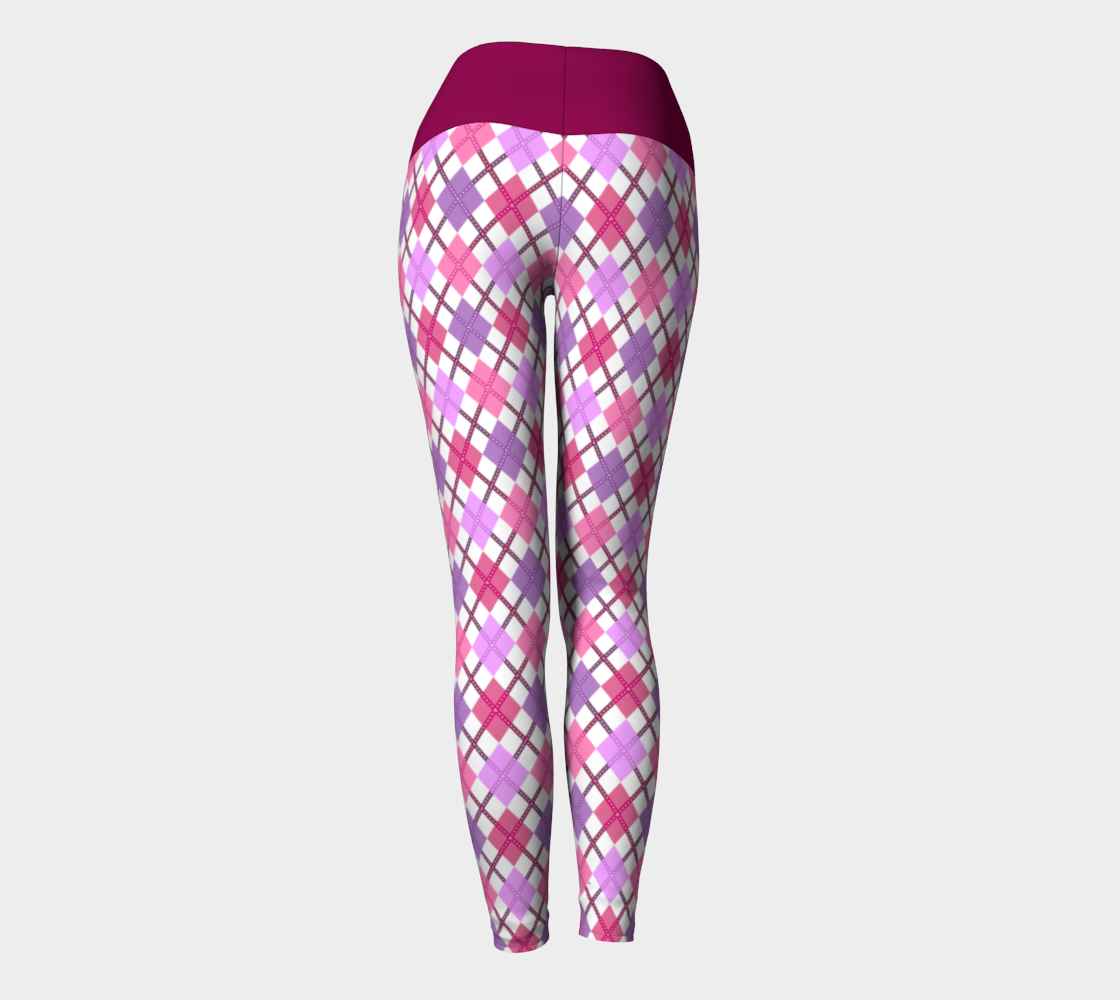 Lesbian - V2 Argyle Yoga Leggings