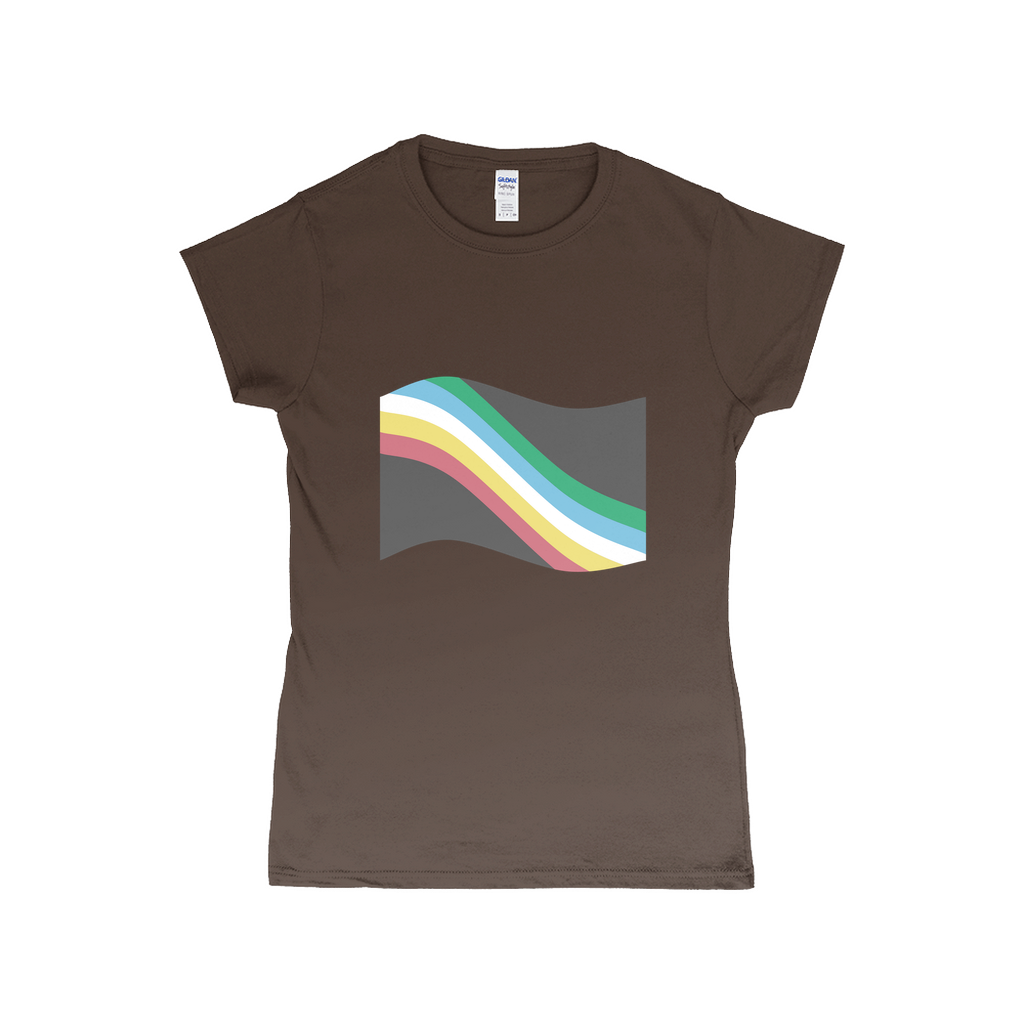 Disability and Neurodiversity Pride Flag Fitted Tshirt | Choose Your Flag | Gildan