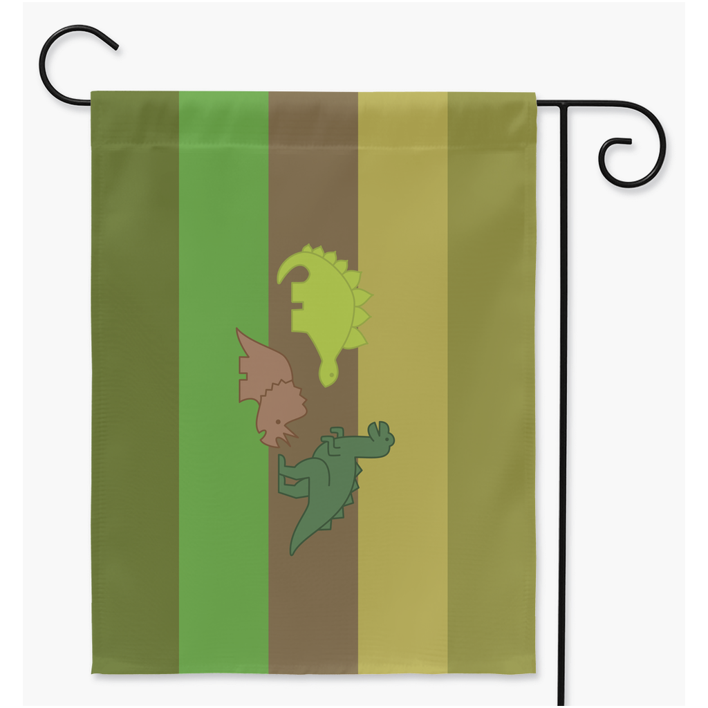 Dinotix - V1 Pride Yard and Garden Flags | Single Or Double-Sided | 2 Sizes | Gender Identity and Expression