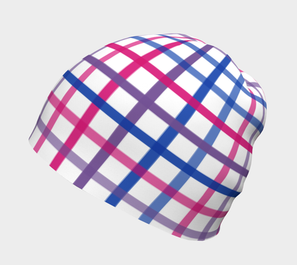 Bisexual Tattersol Plaid Beanie