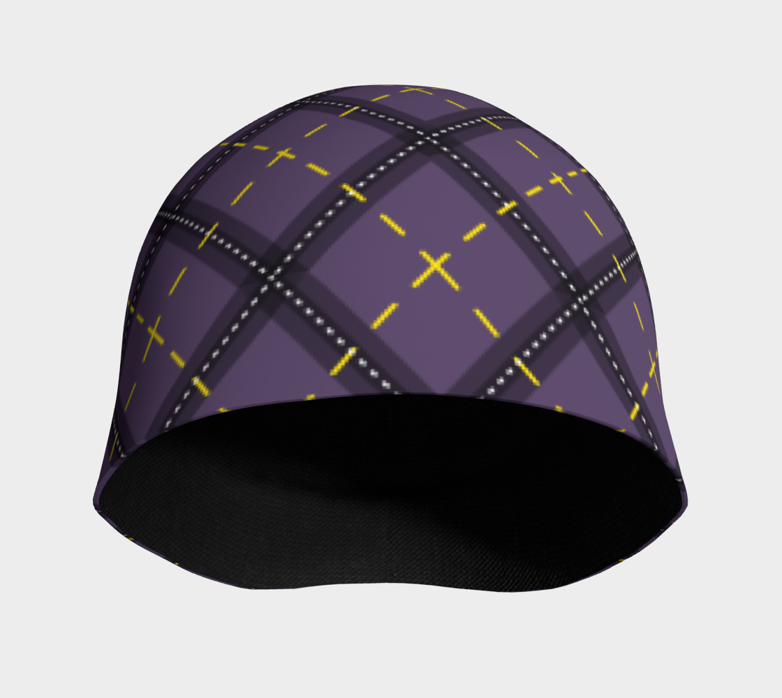 Nonbinary Dark Argyle Beanie