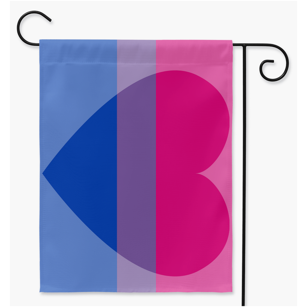 Biromantic - V2 Pride Yard and Garden Flags  | Single Or Double-Sided | 2 Sizes | Sexual And Romantic Orientations