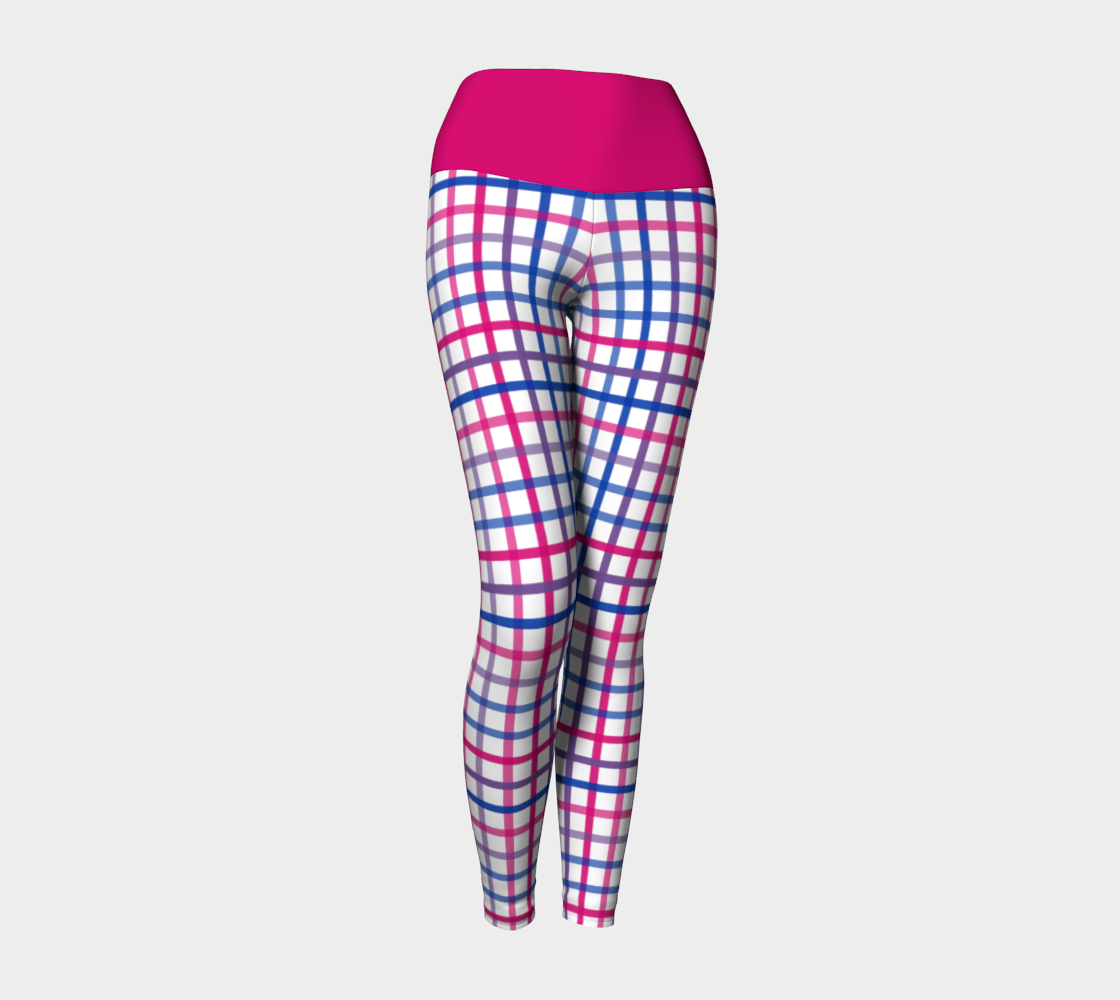 Bisexual Tattersol Plaid Yoga Leggings