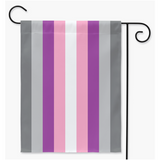 Demigirlflux Pride Yard and Garden Flags | Single Or Double-Sided | 2 Sizes | Gender Identity and Expression
