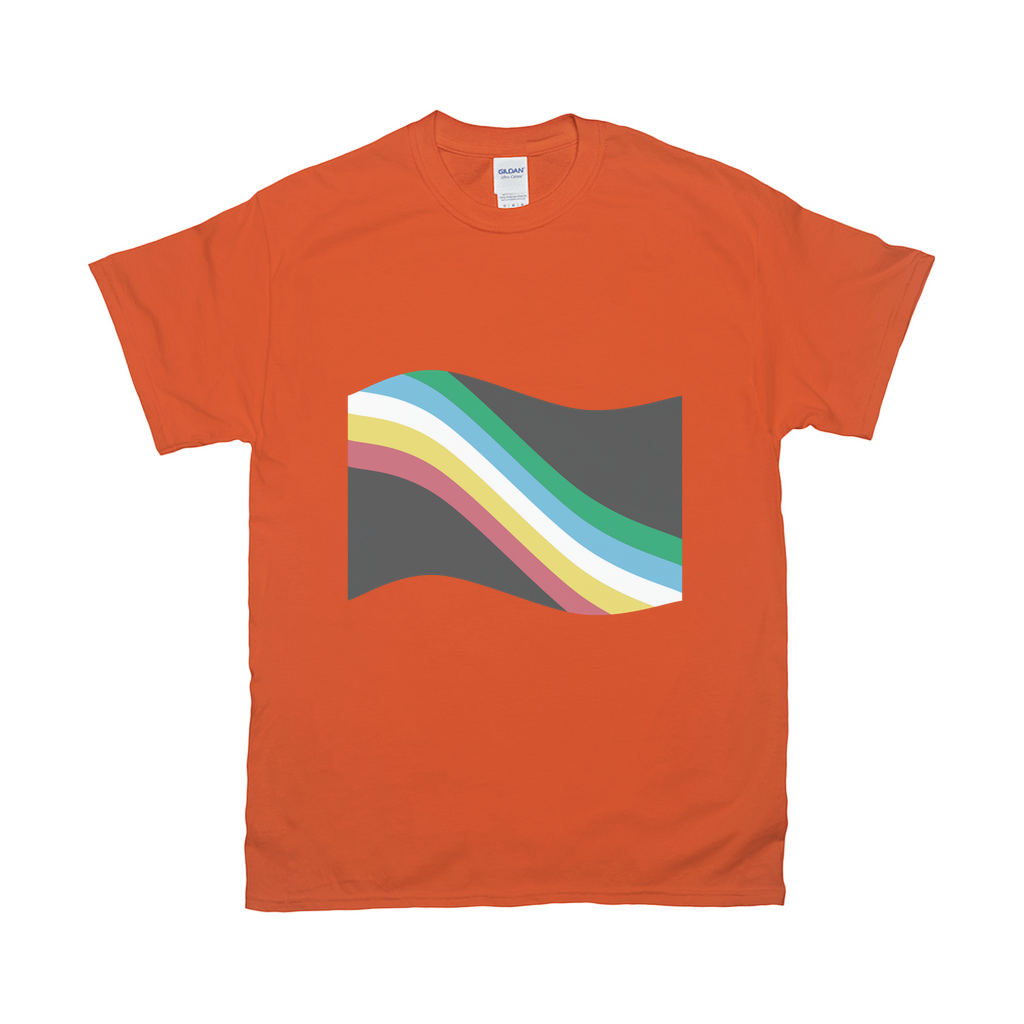 Disability Pride Flag Relaxed Fit Tshirt - LIGHT | Choose Your Flag