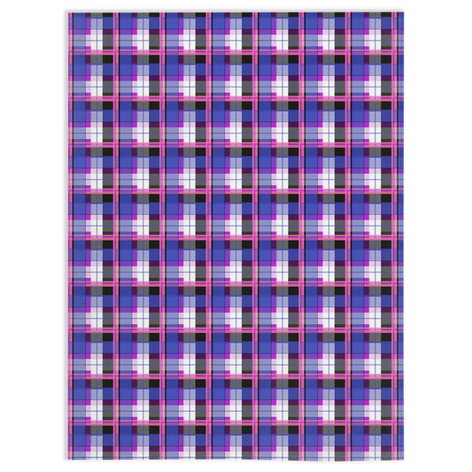 Couvertures Genderfluid Argyle Plaid Pride Minky