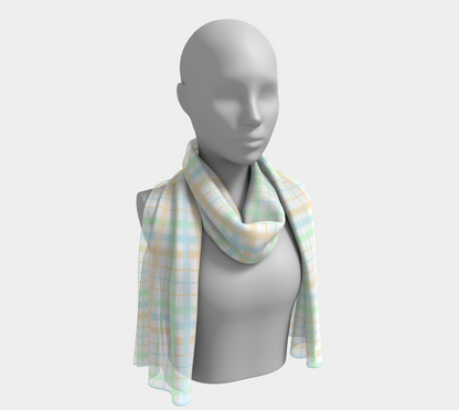 Unlabeled Orientation Plaid  Long Scarf