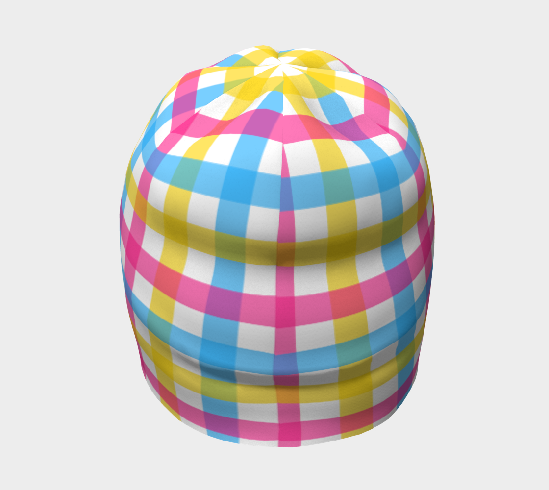 Pansexual Gingham Beanie