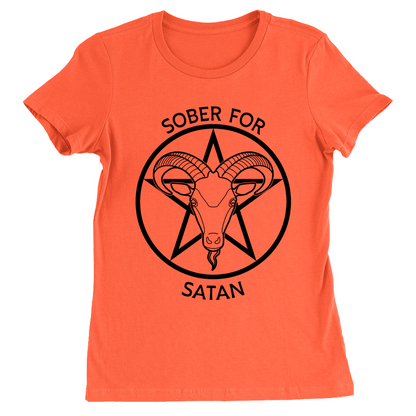 Sober for Satan - LIGHT Fitted Tshirt | Choose Your Colourway | Bella + Canvas