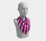 Lesbienne - Foulard carré rayé V2