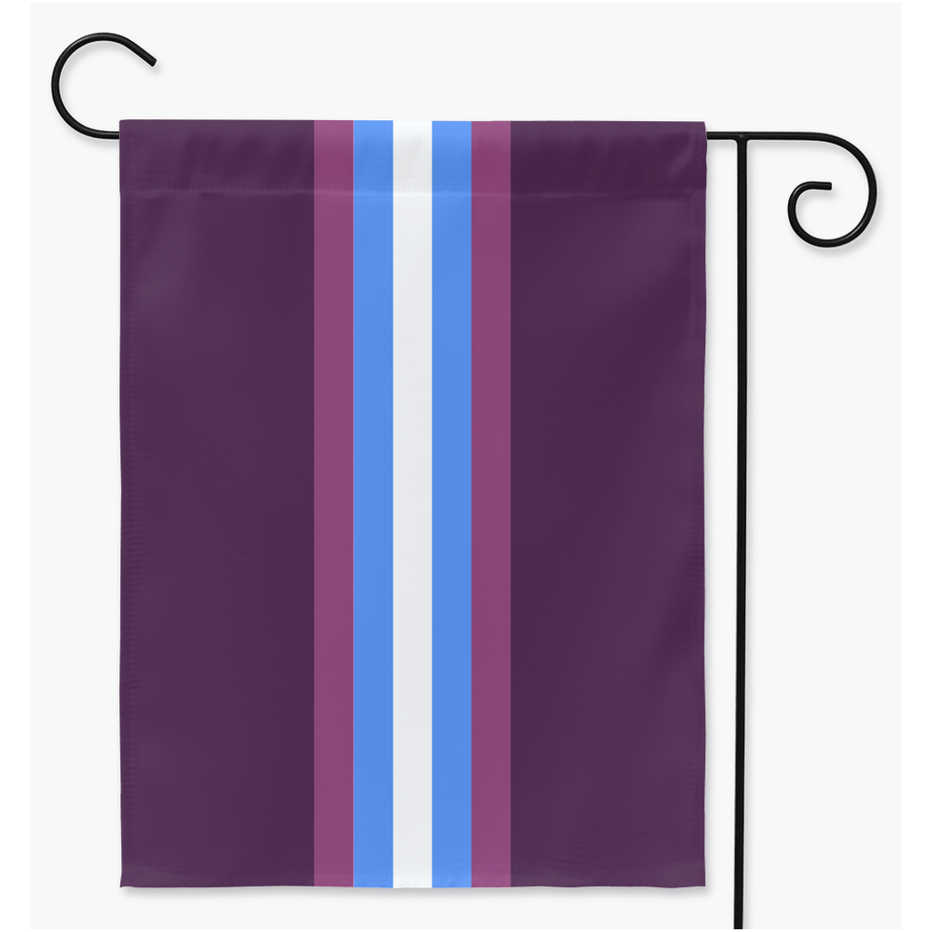 Gender Non-Conforming Pride Yard and Garden Flags | Single Or Double-Sided | 2 Sizes | Gender Identity and Expression