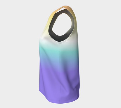 Genderfaun Gradient Loose Tank (Long)