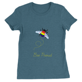 T-shirts ajustés Bumblebee Pride Pun - DARK | Choisissez votre coloris et votre jeu de mots | Bella + Toile