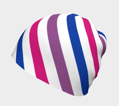 Bisexual Barber Striped Beanie