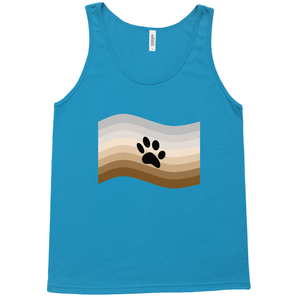 Furry Pride Flag Relaxed Fit Tank Tops | Choose Your Flag | Bella + Canvas