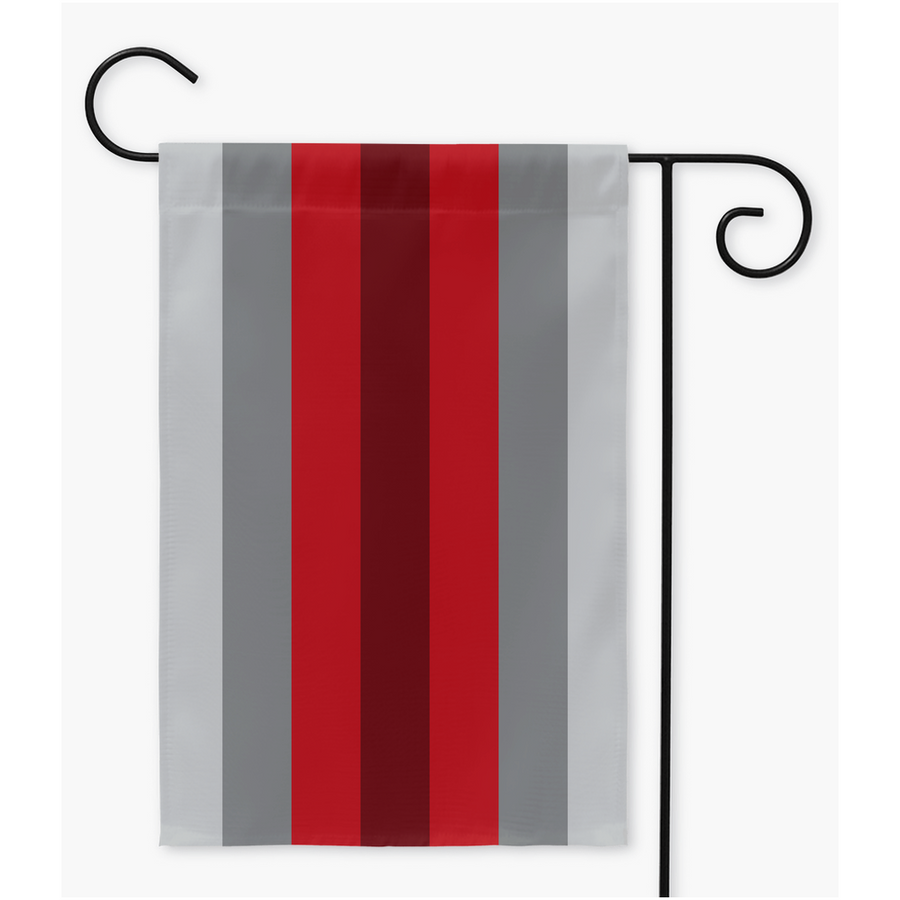 Iamvanosexual Pride Yard et drapeaux de jardin | Simple ou double face | 2 tailles | Spectre Aromantique et Asexué