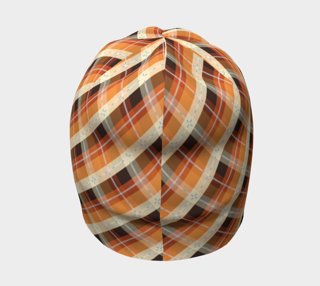 Foxgender Retro Argyle Beanie