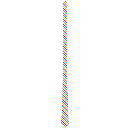 Pansexual Barber Striped Pride Patterned Neck Ties