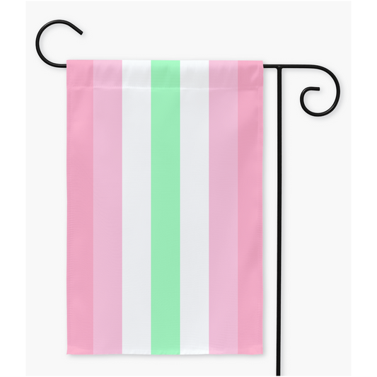 Pomoromantic Yard and Garden Flags | Single Or Double-Sided | 2 Sizes | Romantic and Sexual Orientations