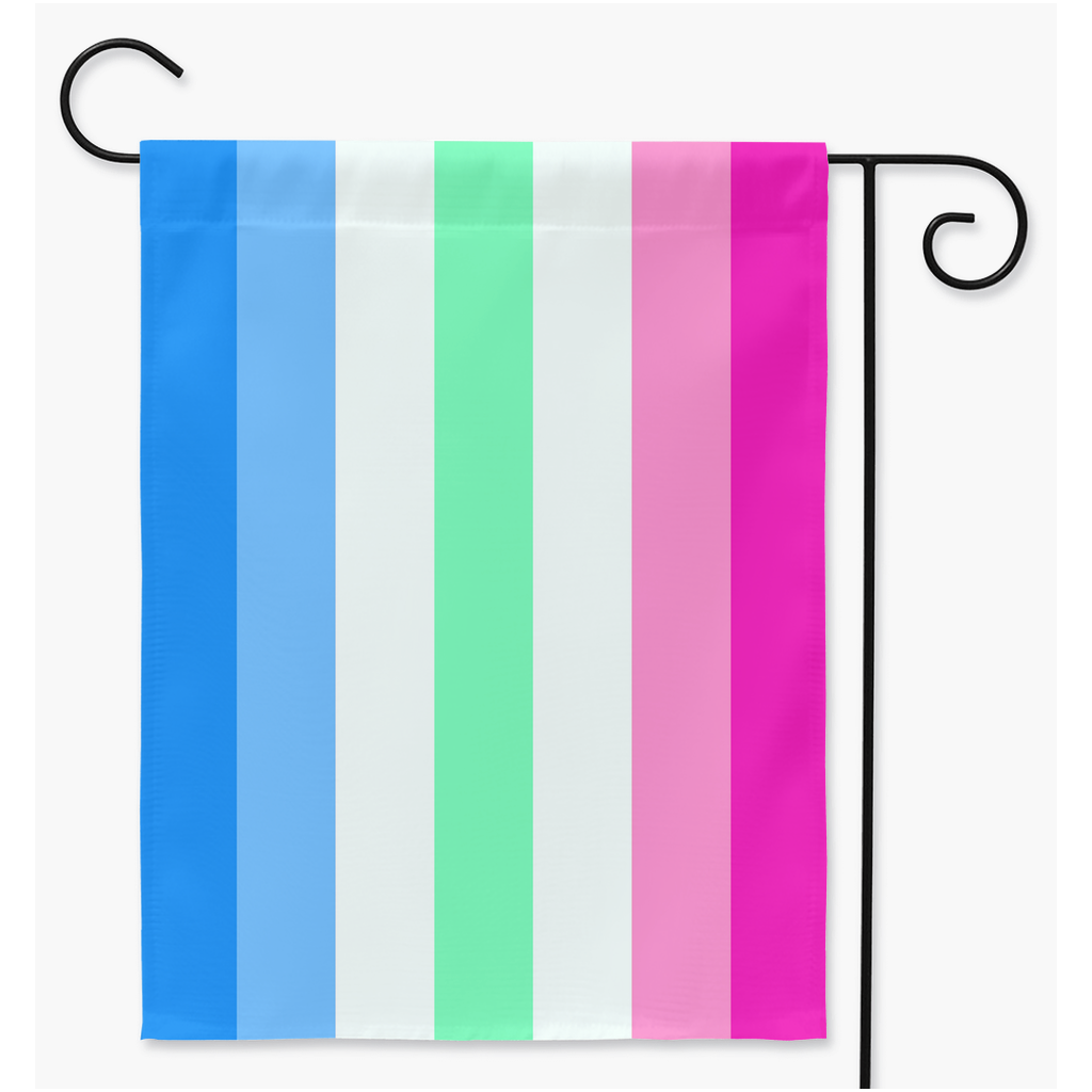 Polysexual - V2 Yard and Garden Flags | Single Or Double-Sided | 2 Sizes | Romantic and Sexual Orientations