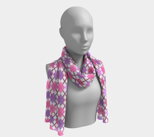 Lesbian - V2 Argyle Long Scarf