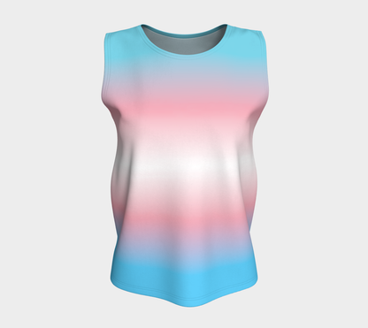 Transgender Gradient Loose Tank (Long)