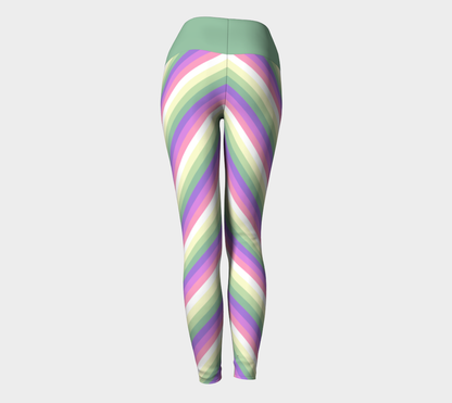 Genderfae Striped Yoga Leggings