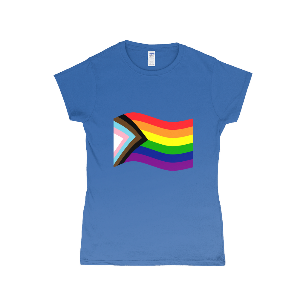 Rainbow Pride Flag Fitted Tshirt | Choose Your Flag | Gildan