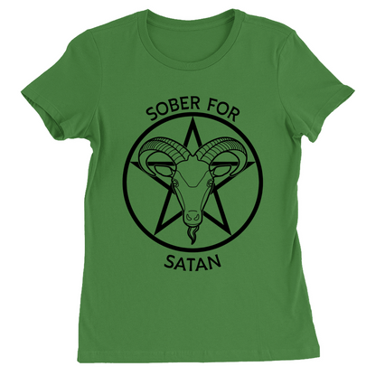 Sober for Satan - LIGHT Fitted Tshirt | Choose Your Colourway | Bella + Canvas