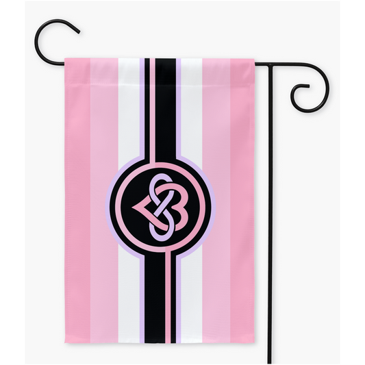 Polyamory - V4 - Pomosexual Yard and Garden Flags | Single Or Double-Sided | 2 Sizes