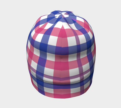 Bisexual Gingham Beanie