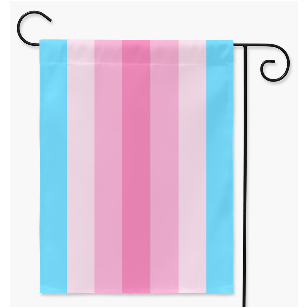 Transfeminine - V1 Yard and Garden Flags | Single Or Double-Sided | 2 Sizes