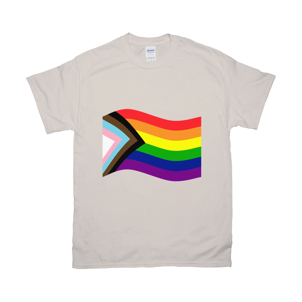 Rainbow Pride Flag Relaxed Fit Tshirt - LIGHT | Choose Your Flag