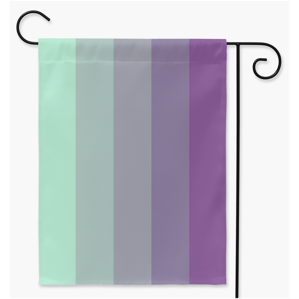 Guiltisexual Pride Yard and Garden Flags  | Single Or Double-Sided | 2 Sizes | Aromantic and Asexual Spectrum)