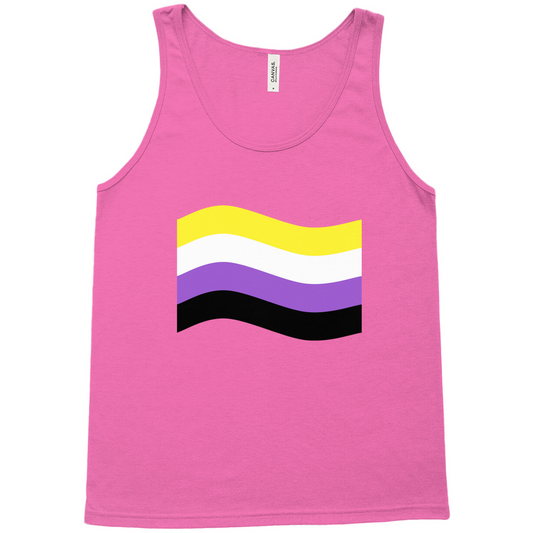 Gender Pride Flag Relaxed Fit Tank Tops | Choose Your Flag | Bella + Canvas