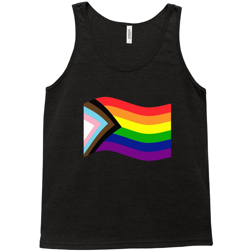 Rainbow Pride Flag Relaxed Fit Tank Tops | Choose Your Flag | Bella + Canvas