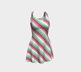 Pride Striped Flare Dress | Choose Your Colourway