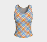 Débardeur ajusté Pride Plaid/Argyle | Longueur plus longue | Choisissez votre coloris