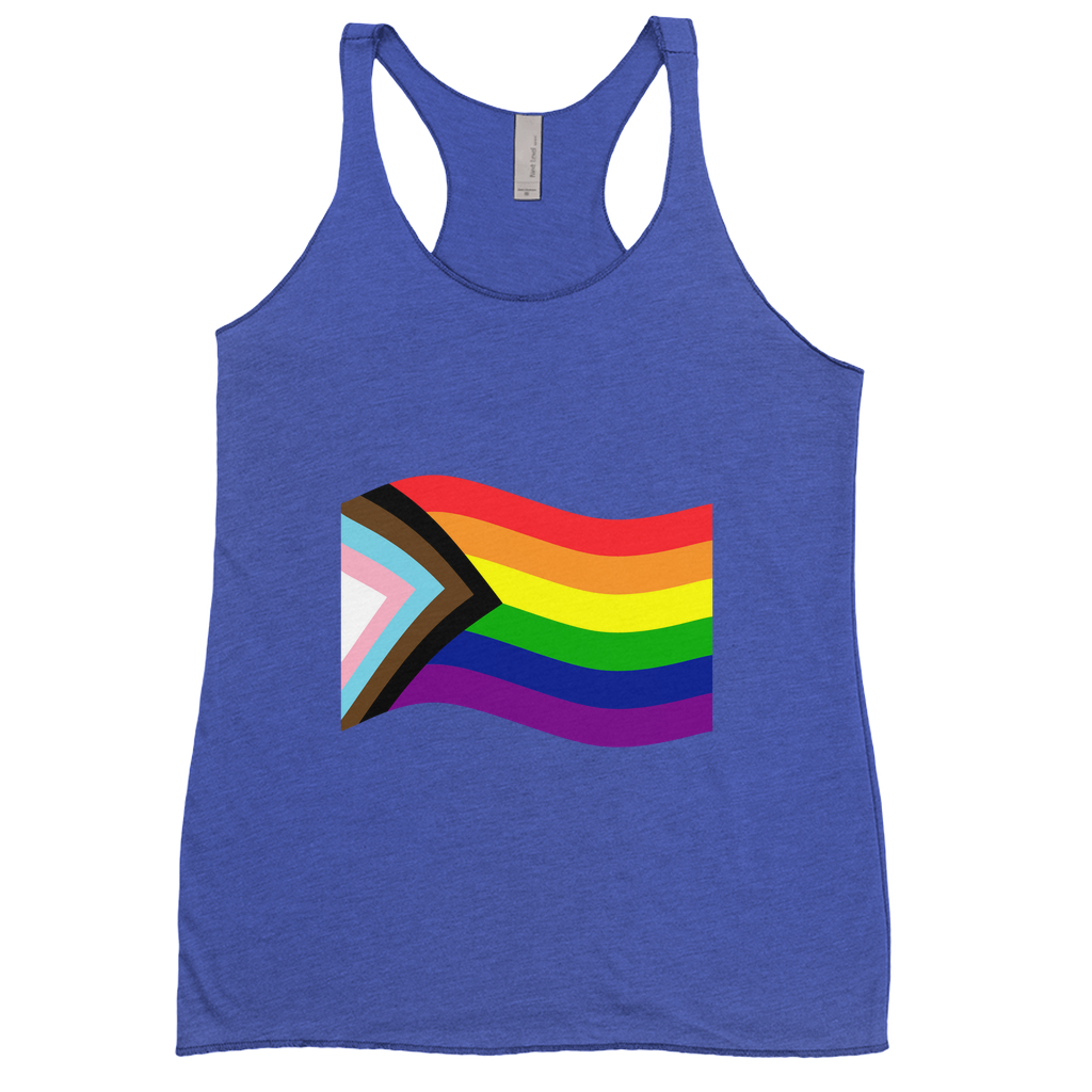 Rainbow Pride Flag Fitted Racerback Tank Tops | Choose Your Flag