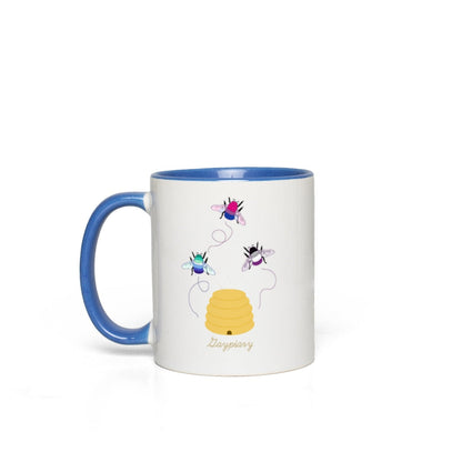 3 Bumblebees - Gaypiary Accent Mugs | Choose Your Flag And Pun | Lgbtqia2s+ Drinkwear ninjaferretart