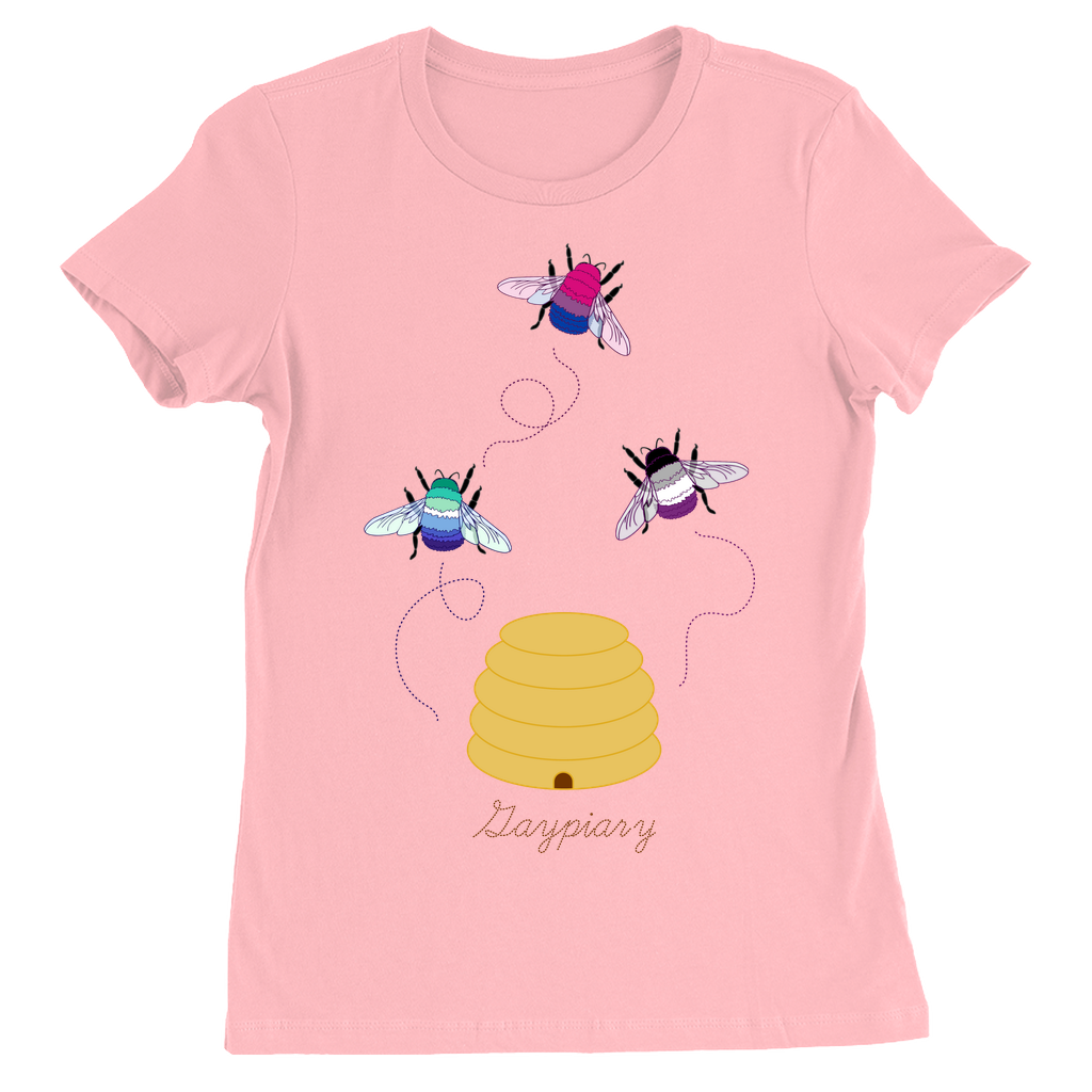 3 Bumblebees - Gaypiary DARK Fitted Tshirt | Bella + Canvas Apparel ninjaferretart