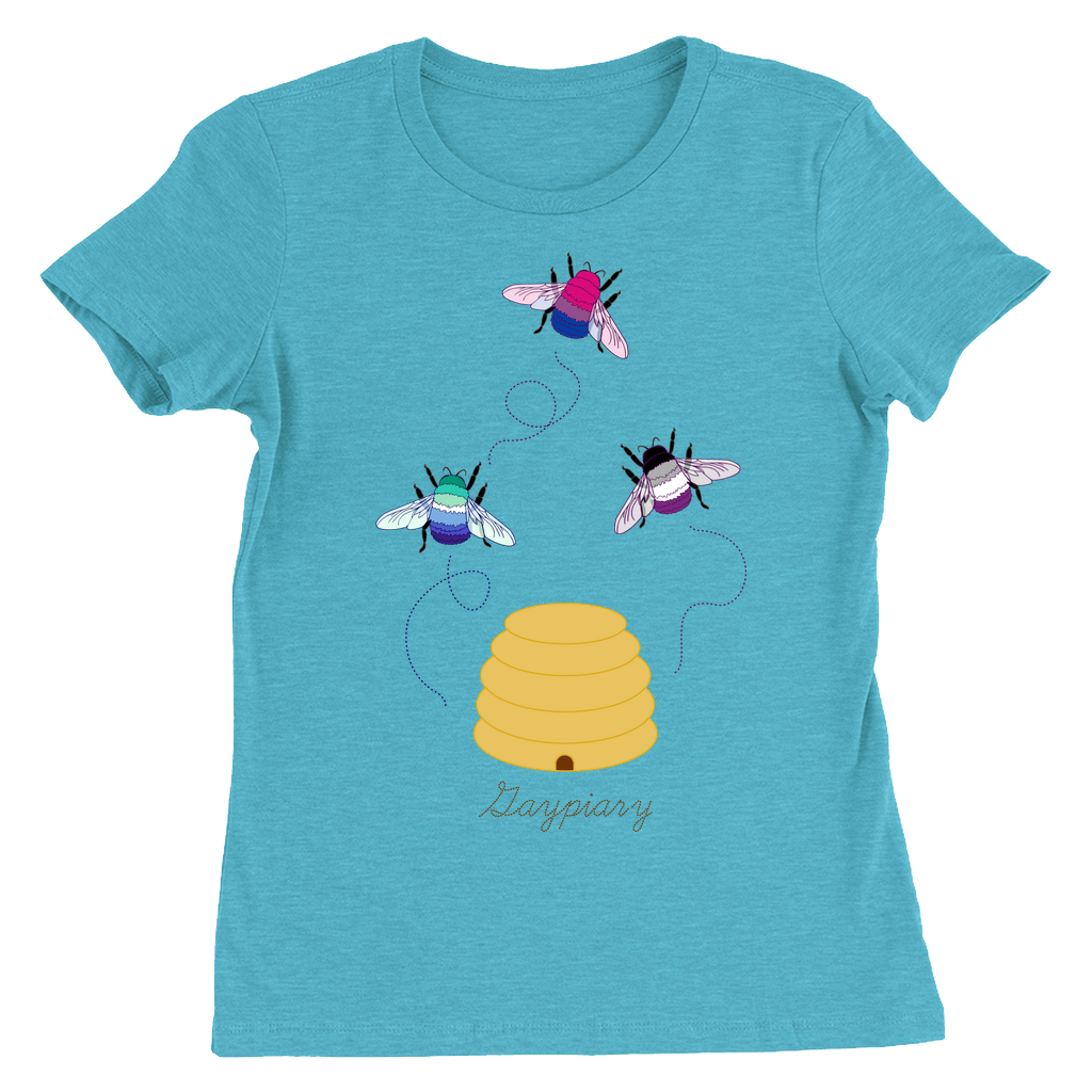 3 Bumblebees - Gaypiary DARK Fitted Tshirt | Bella + Canvas Apparel ninjaferretart