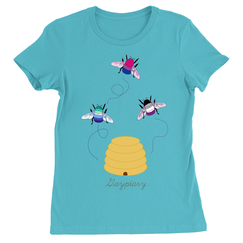 3 Bumblebees - Gaypiary DARK Fitted Tshirt | Bella + Canvas Apparel ninjaferretart