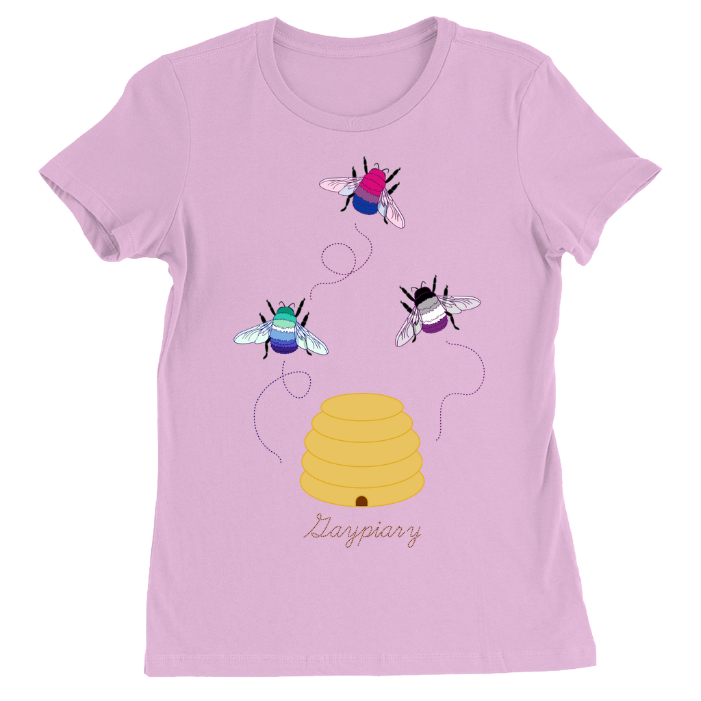 3 Bumblebees - Gaypiary DARK Fitted Tshirt | Bella + Canvas Apparel ninjaferretart