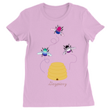 3 Bumblebees - Gaypiary DARK Fitted Tshirt | Bella + Canvas Apparel ninjaferretart