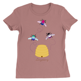 3 Bumblebees - Gaypiary DARK Fitted Tshirt | Bella + Canvas Apparel ninjaferretart