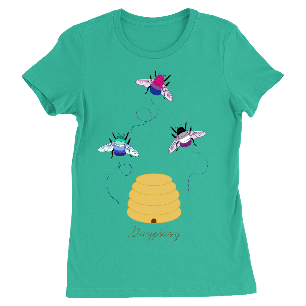 3 Bumblebees - Gaypiary DARK Fitted Tshirt | Bella + Canvas Apparel ninjaferretart