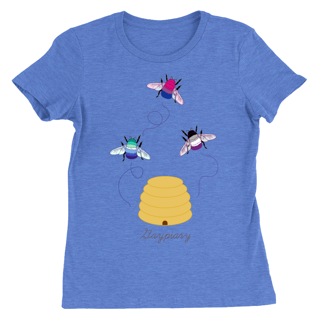 3 Bumblebees - Gaypiary DARK Fitted Tshirt | Bella + Canvas Apparel ninjaferretart