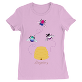 3 Bumblebees - Gaypiary DARK Fitted Tshirt | Bella + Canvas Apparel ninjaferretart