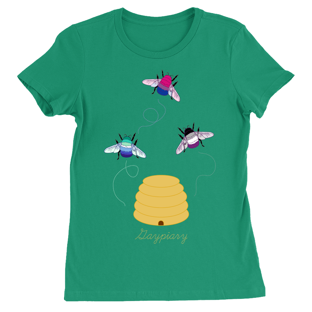 3 Bumblebees - Gaypiary DARK Fitted Tshirt | Bella + Canvas Apparel ninjaferretart